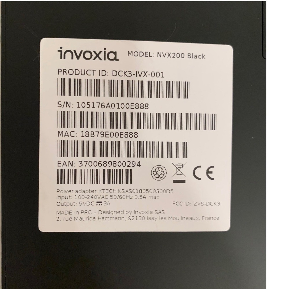 Invoxia NVX 200 Smart Desktop‎ Bluetooth Desk Office Phone for iPhone & Android - Picture 8 of 9